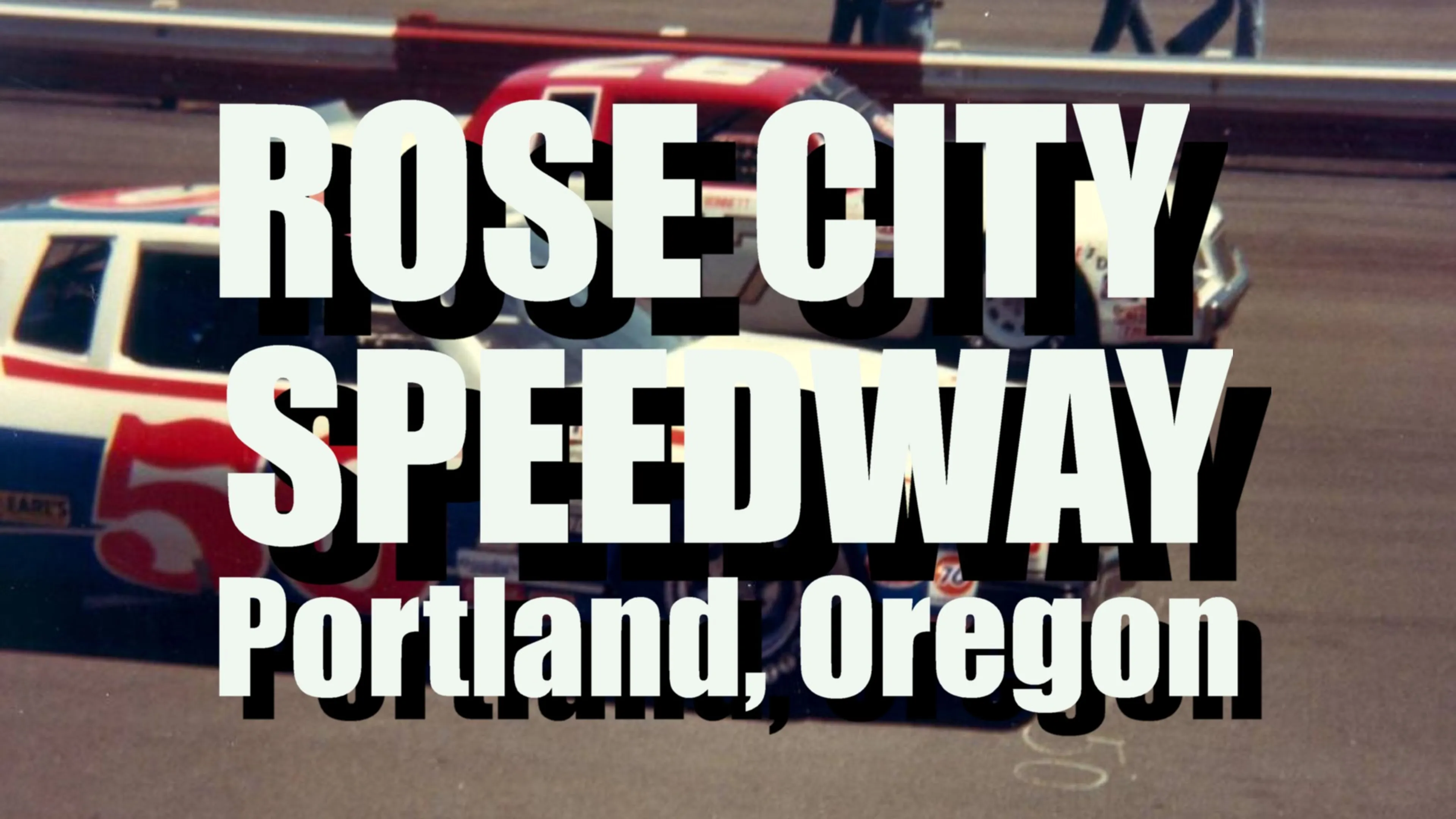 Rose City Speedway: Portland Oregon poster